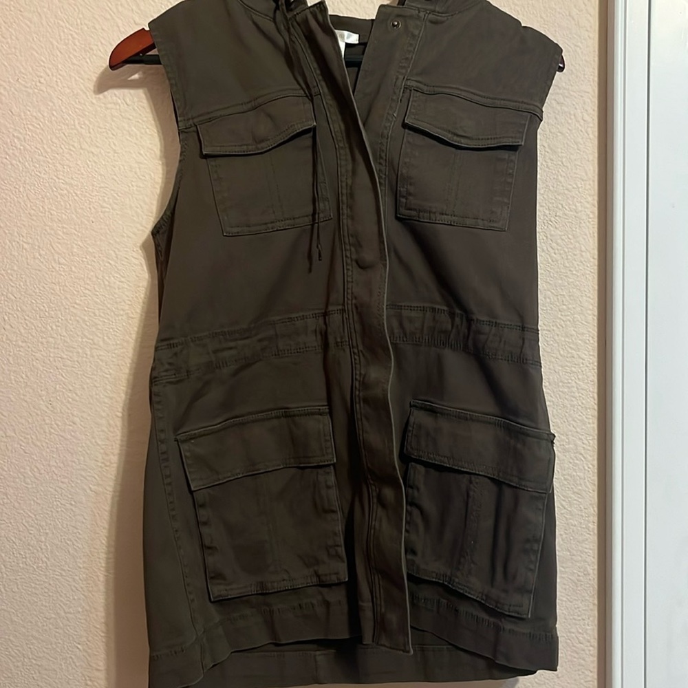 Matty M Sleeveless Cargo Jacket
